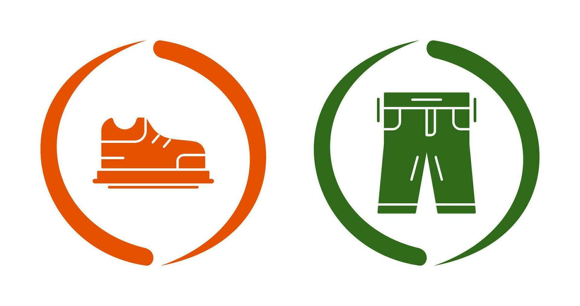 Shoes and Pants Icon vector
