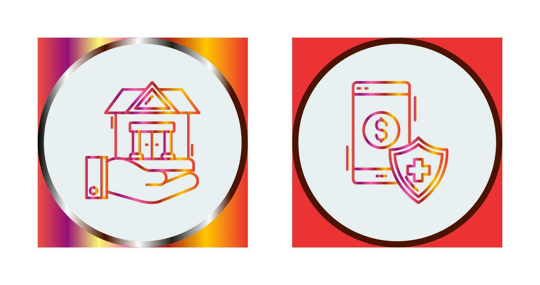 House and Smartphone Icon vector