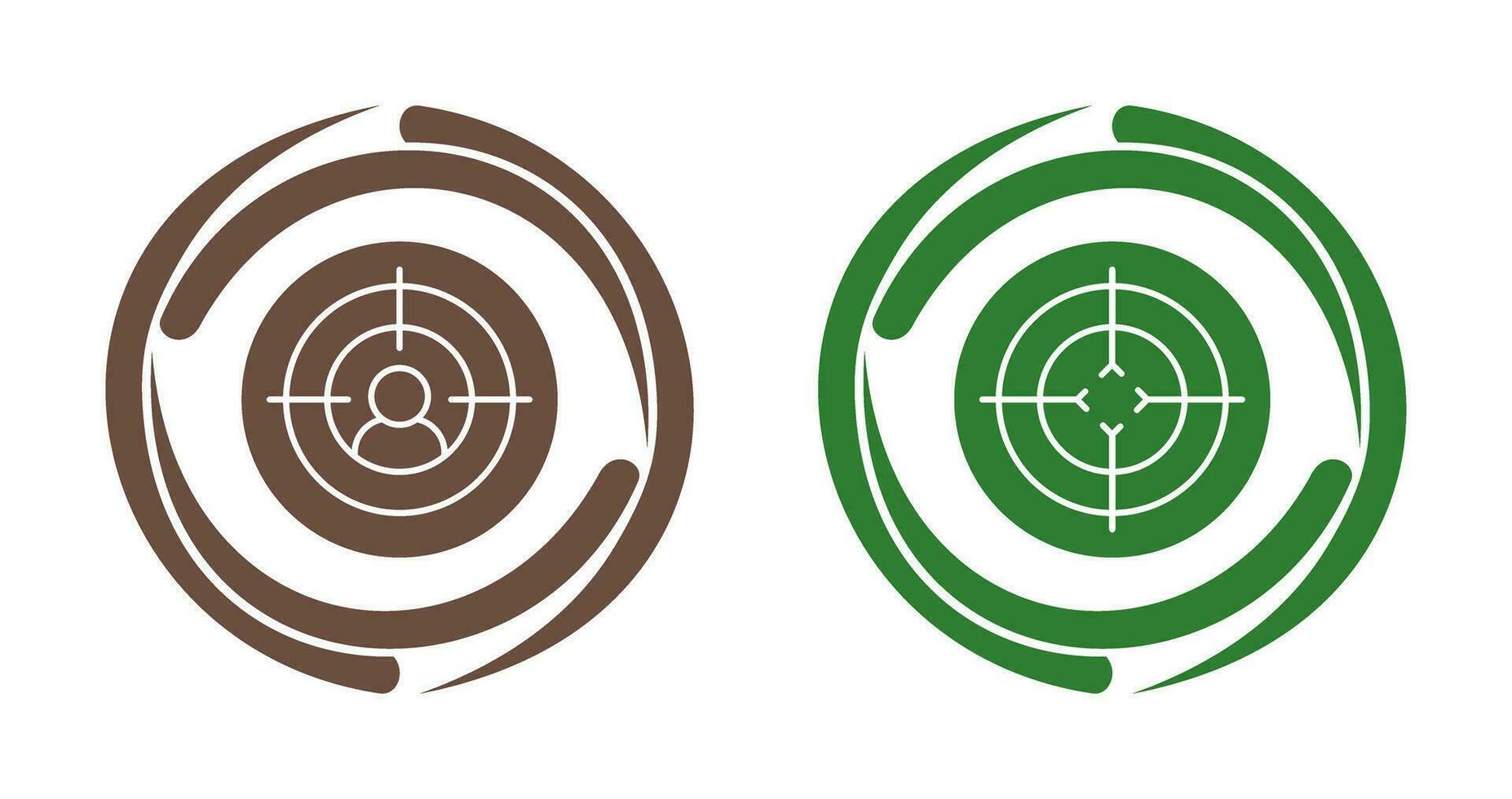 Goal and Target Icon vector