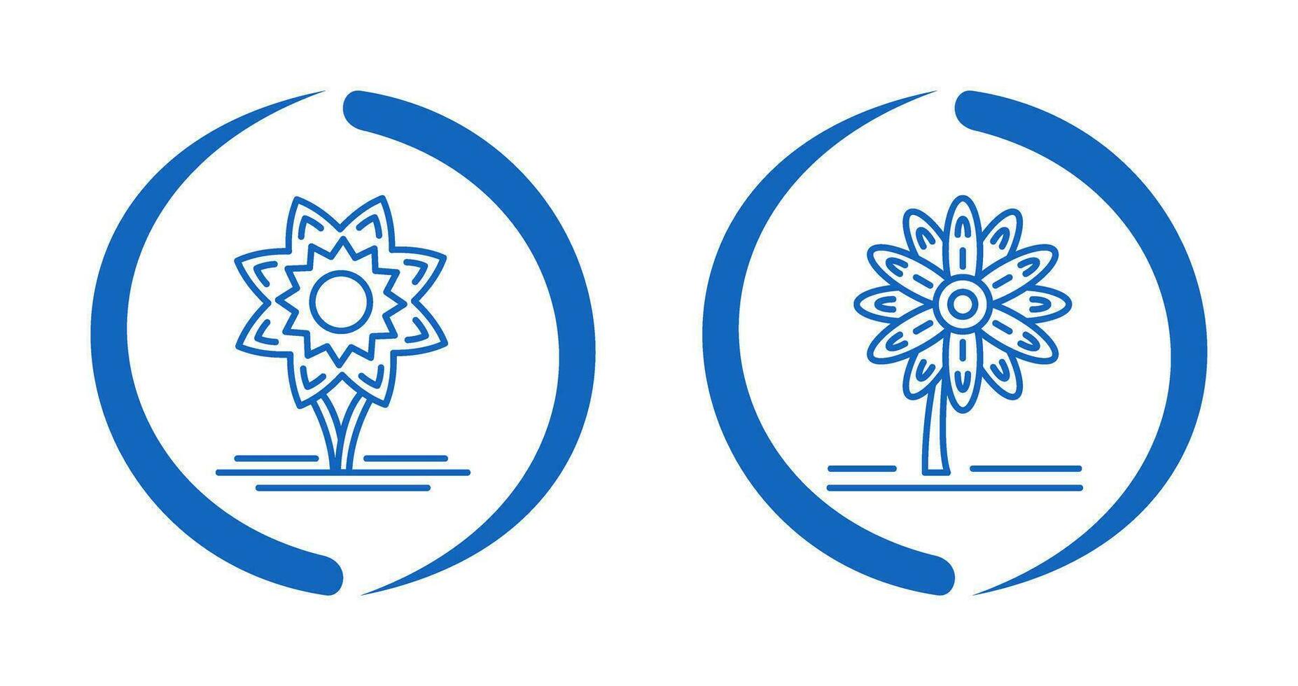 Daffodil and Daisy Icon vector