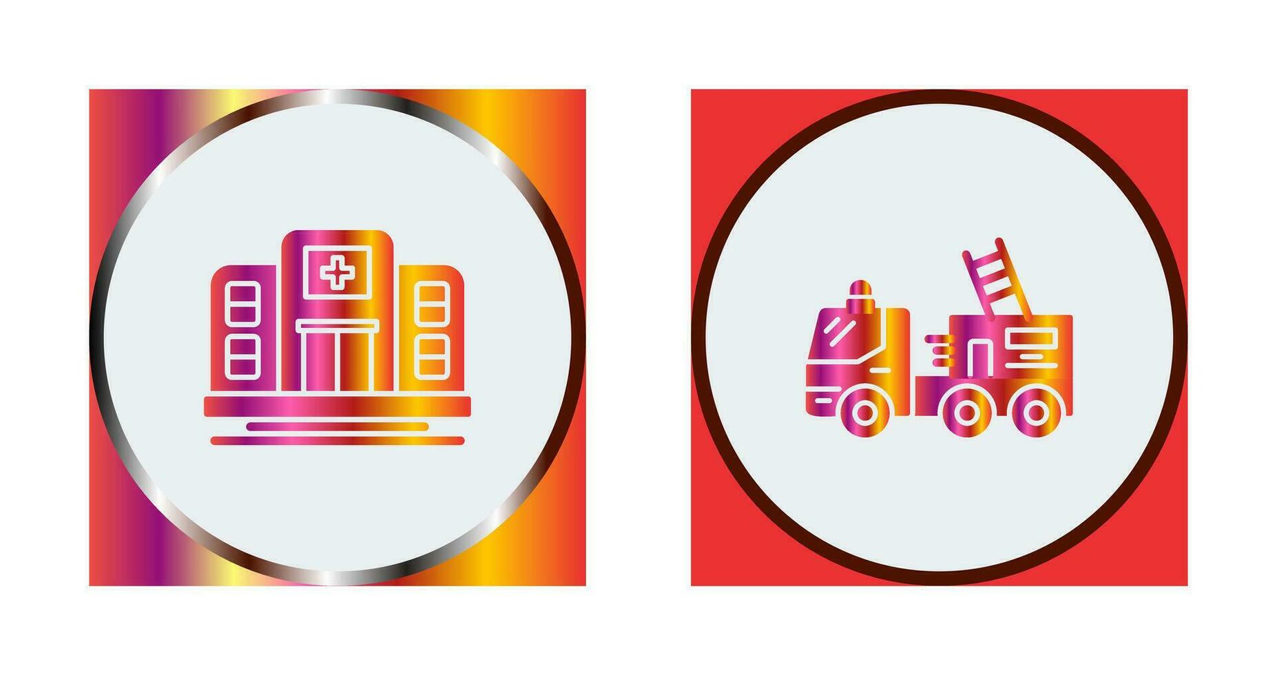 Ssd and Fire Truck Icon vector
