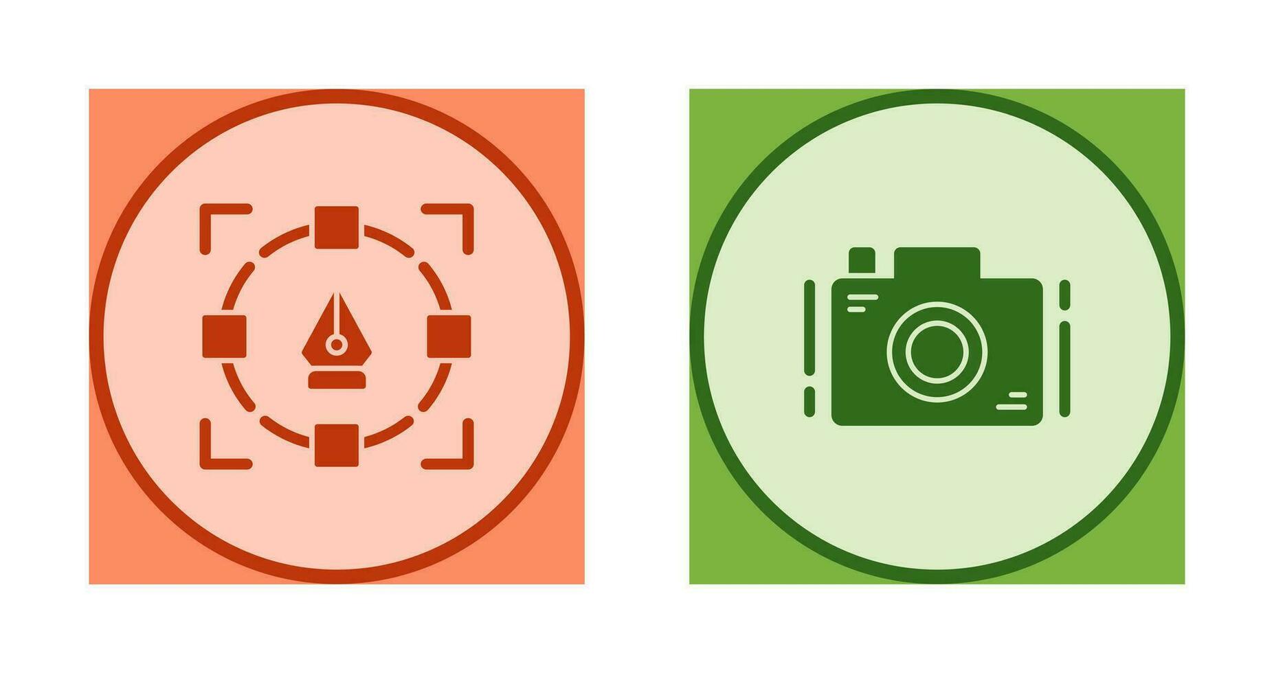 Camera and vector Icon