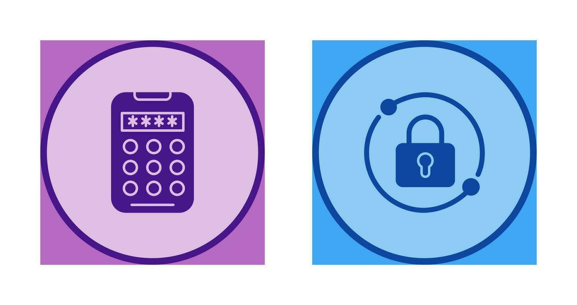 Pin Code and Pad Lock Icon 32893183 Vector Art at Vecteezy