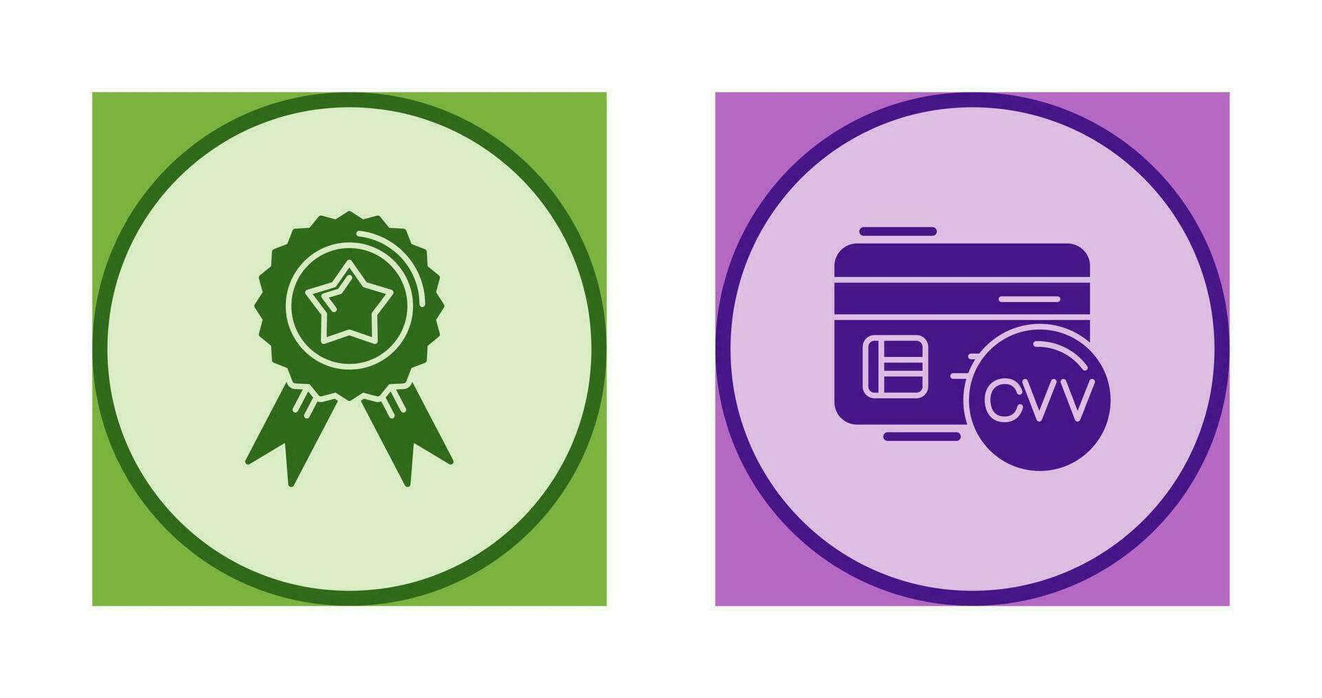 Badge and Code Icon vector
