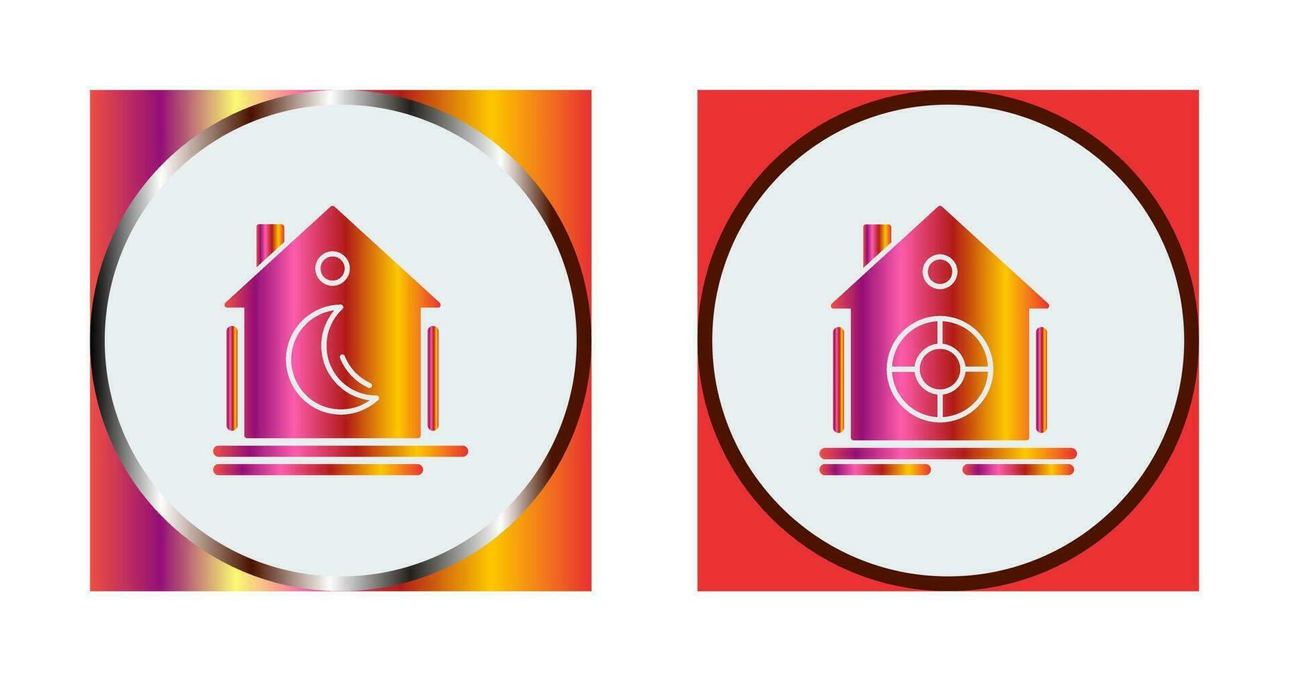 Night Mode and Safe Icon vector