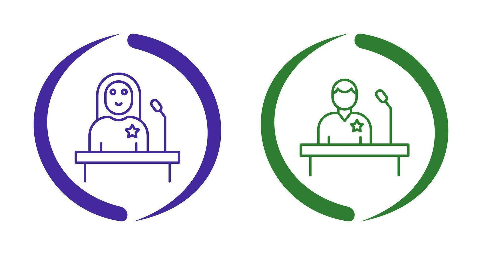 Candidate and Candidate Icon vector