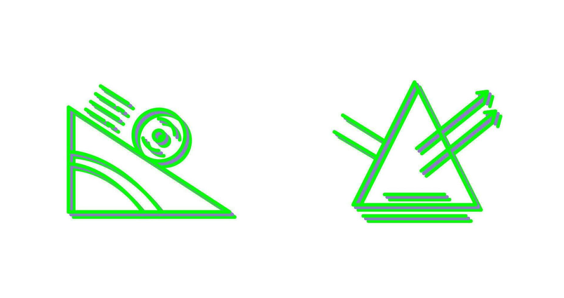 Rolling and Reflection Icon vector