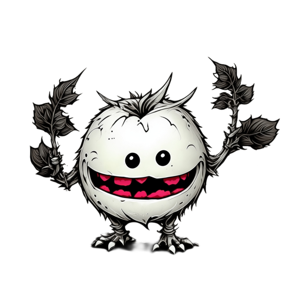 Cute Monster Cartoon PNG Transparent Background Ai Generative 32893914 PNG
