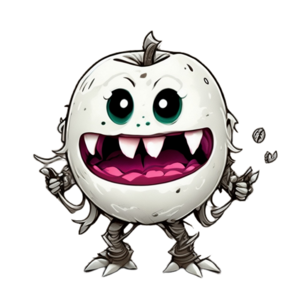 Cute Monster Cartoon PNG Transparent Background Ai Generative 32893916 PNG