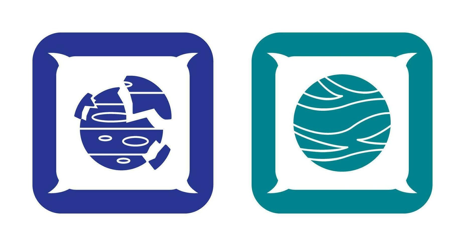 venus and destroyed Icon vector