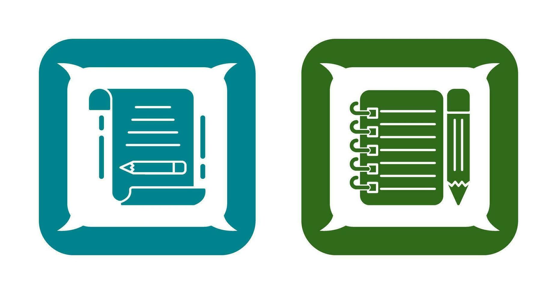 write and checklist Icon vector