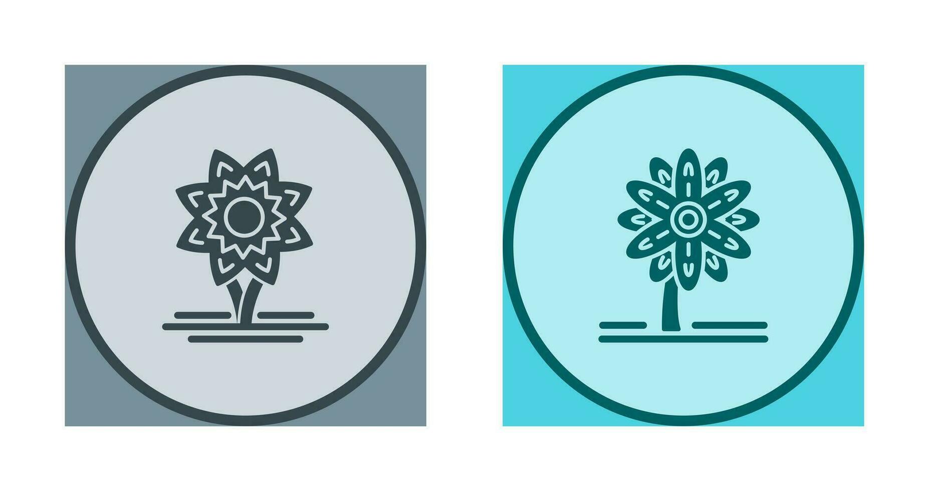 Daffodil and Daisy Icon vector