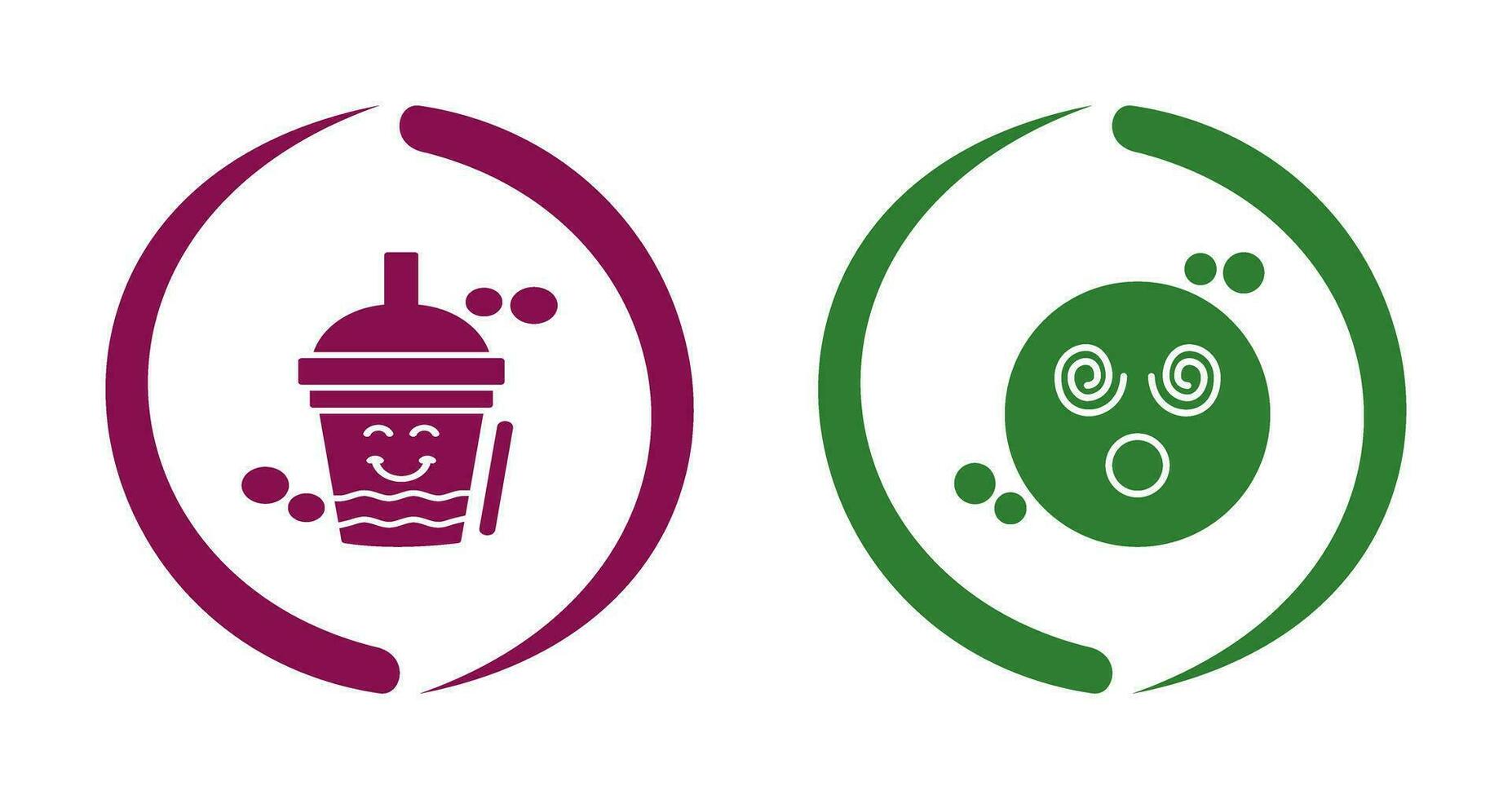 Drink and Dizzy Icon vector