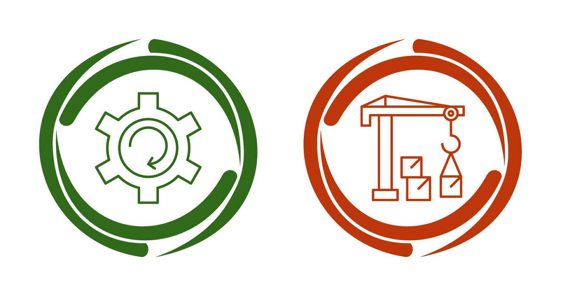 Upgrade and Robotic Arm Icon vector