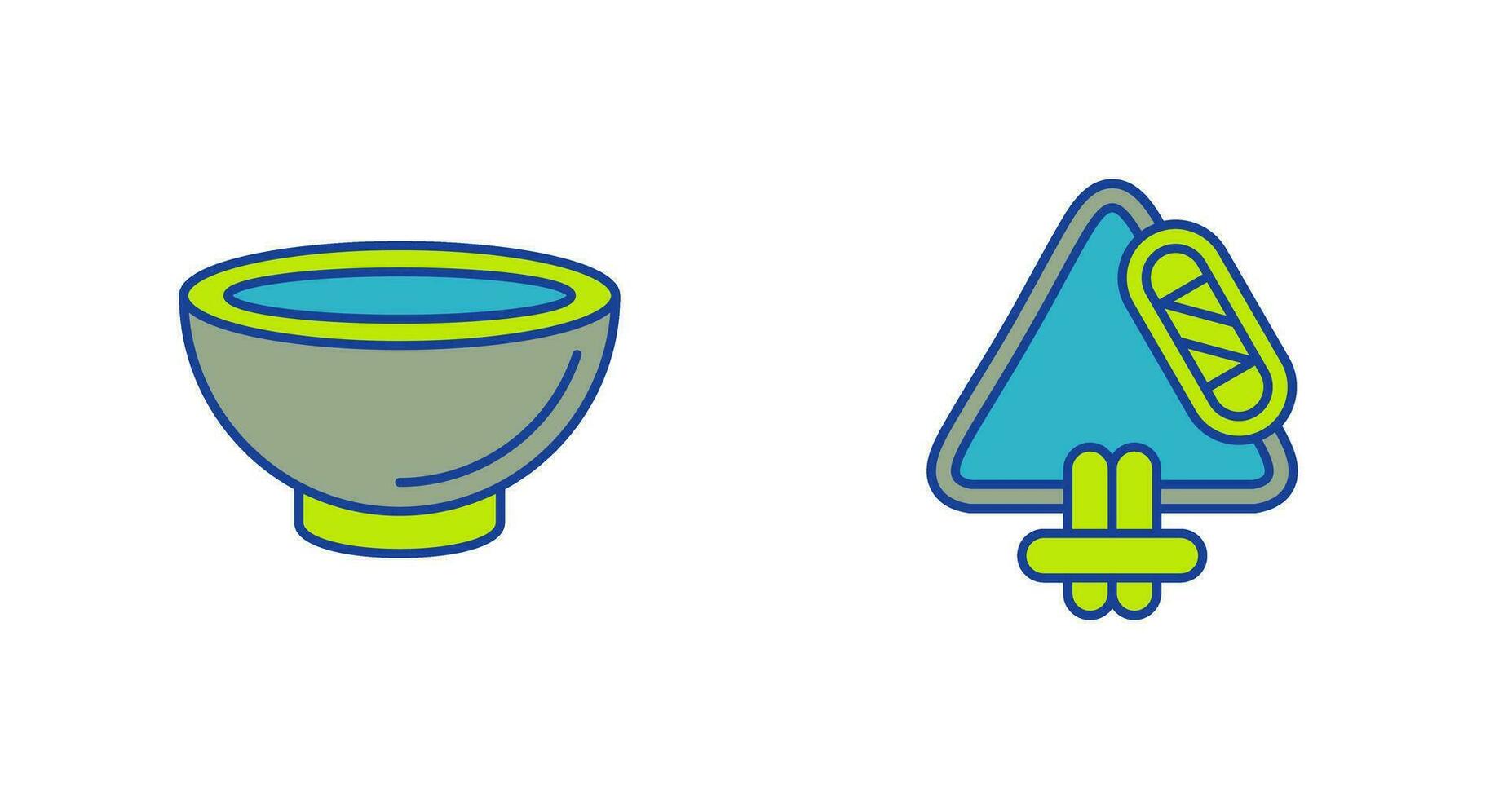 Bowling and Carabiner Icon vector