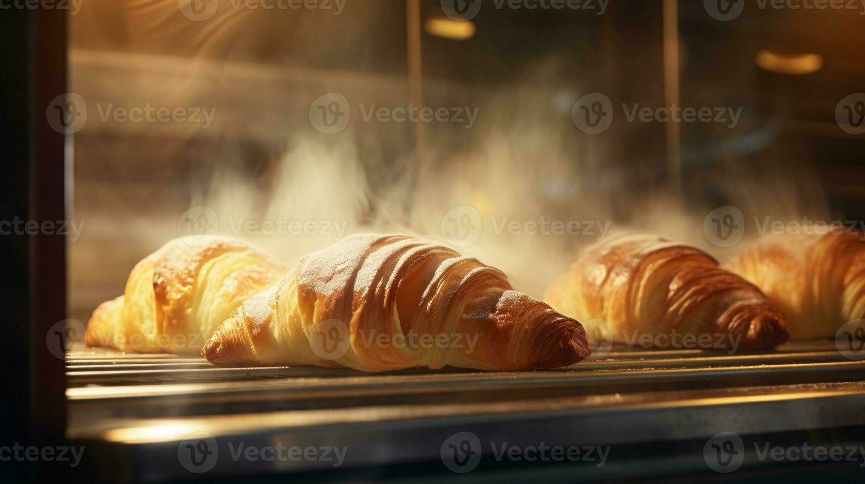 ai generativo Navidad soplo Pastelería cerca arriba con borroso luces bokeh antecedentes foto