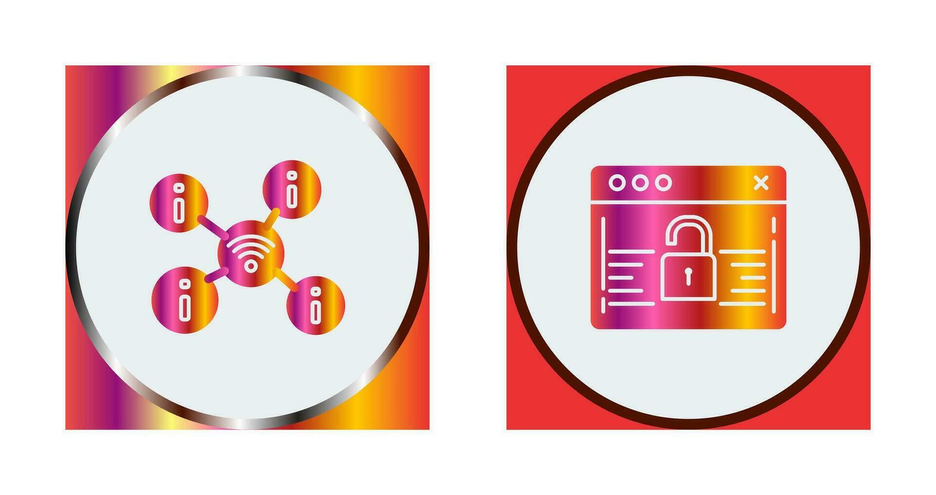 wifi and password Icon vector