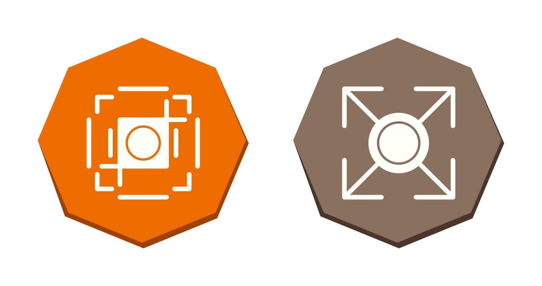 crop and expand Icon vector