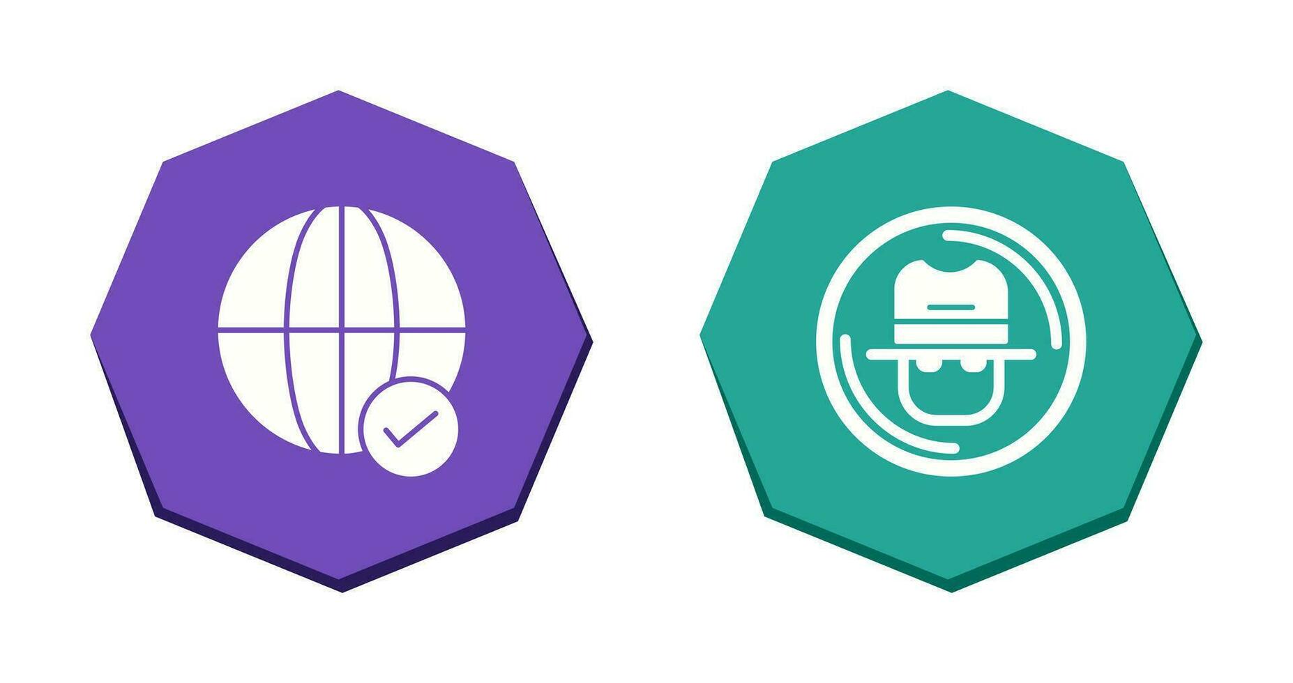 Internet and Spy Icon vector