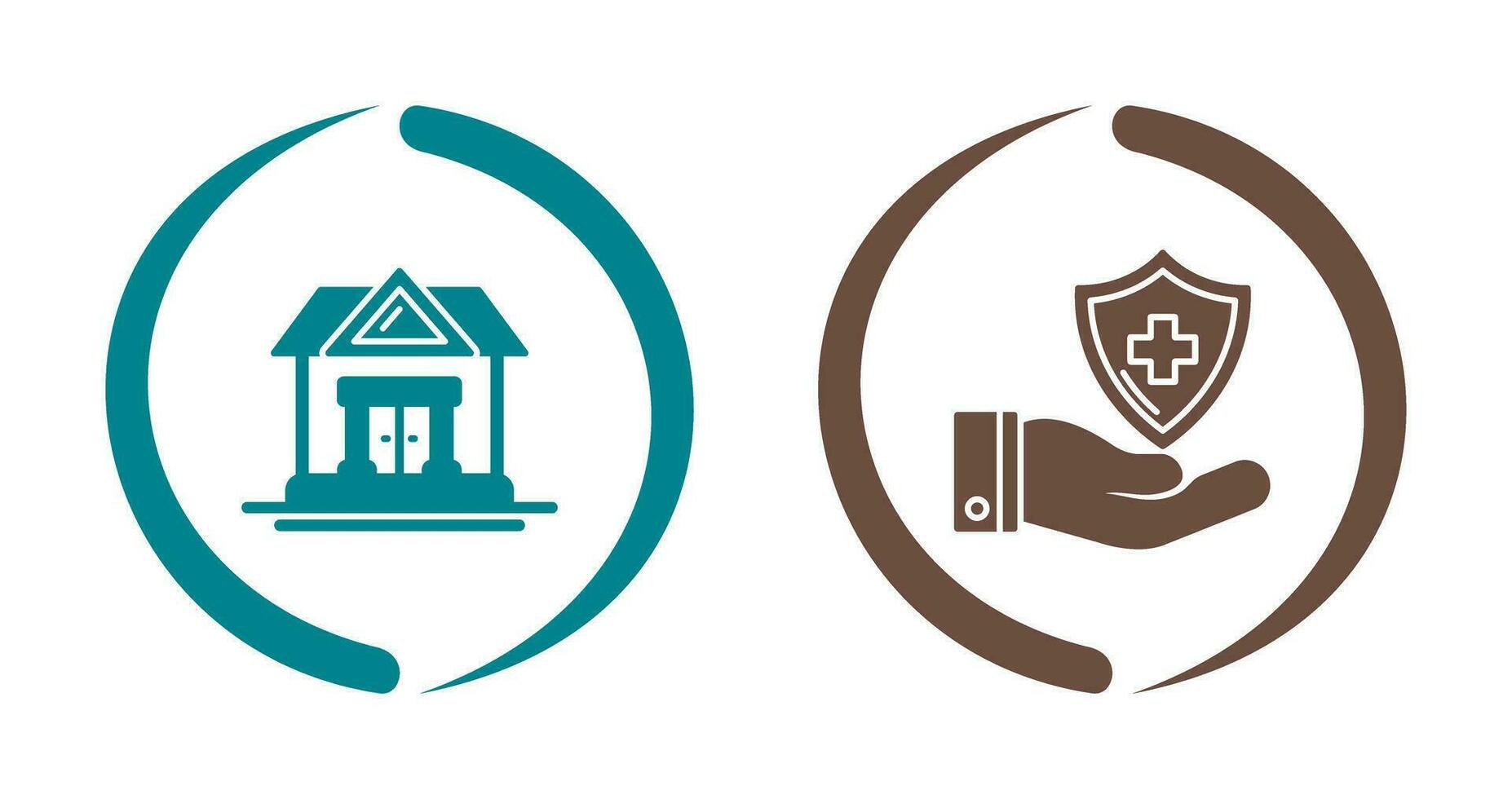 House and protection Icon vector