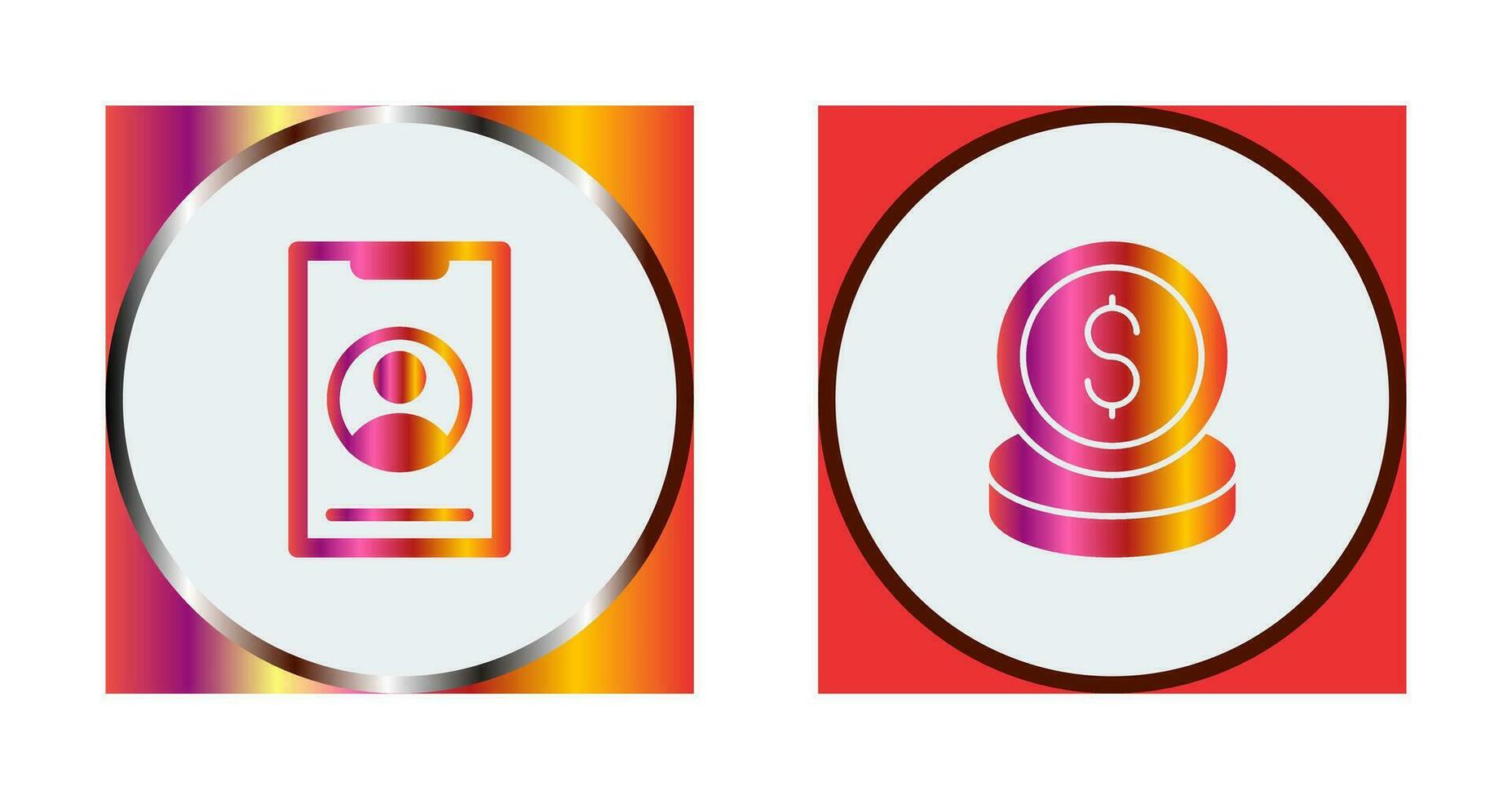 Smart Phone and Money Icon vector