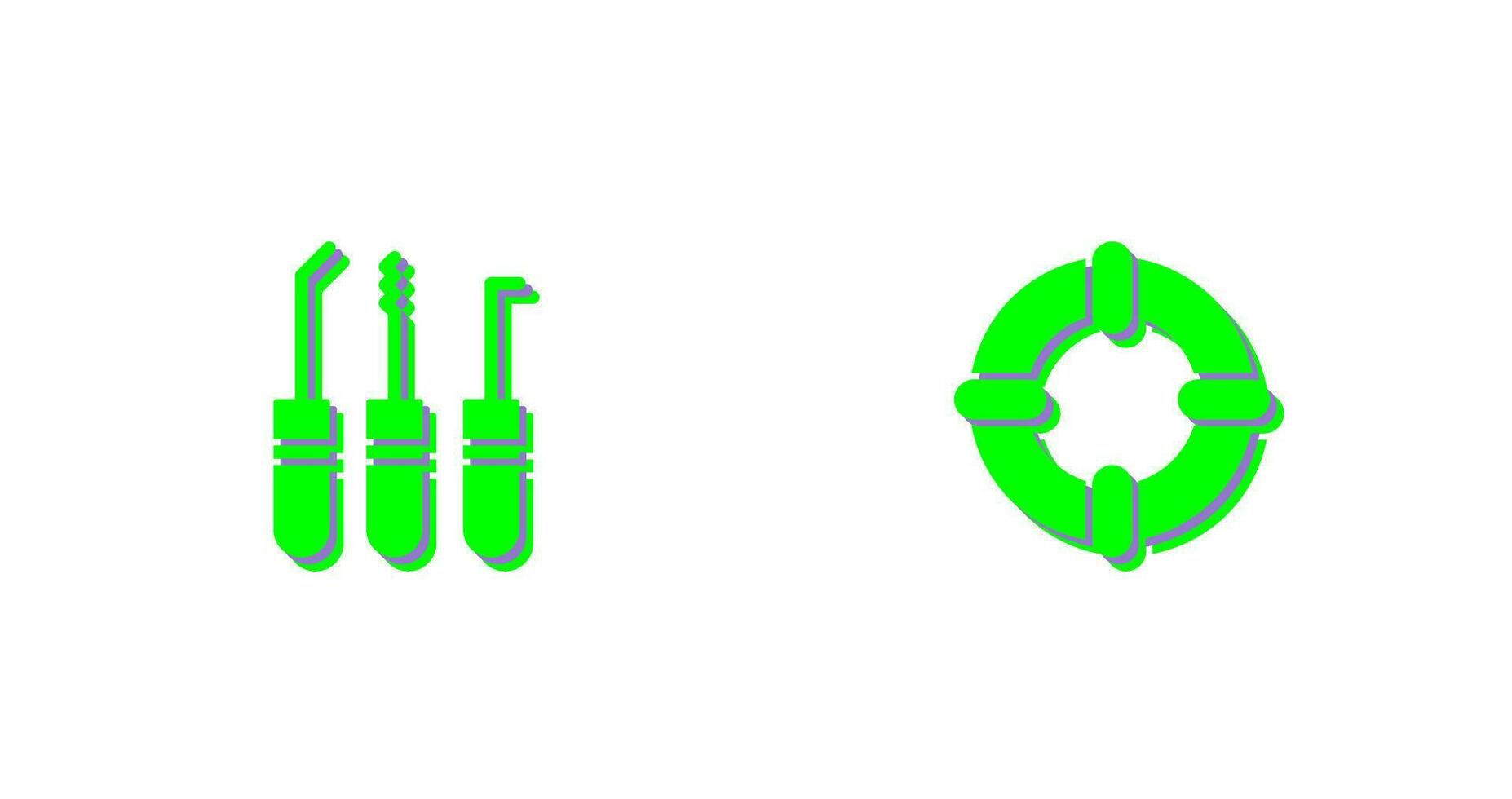 Lockpick and Life Guards Icon vector
