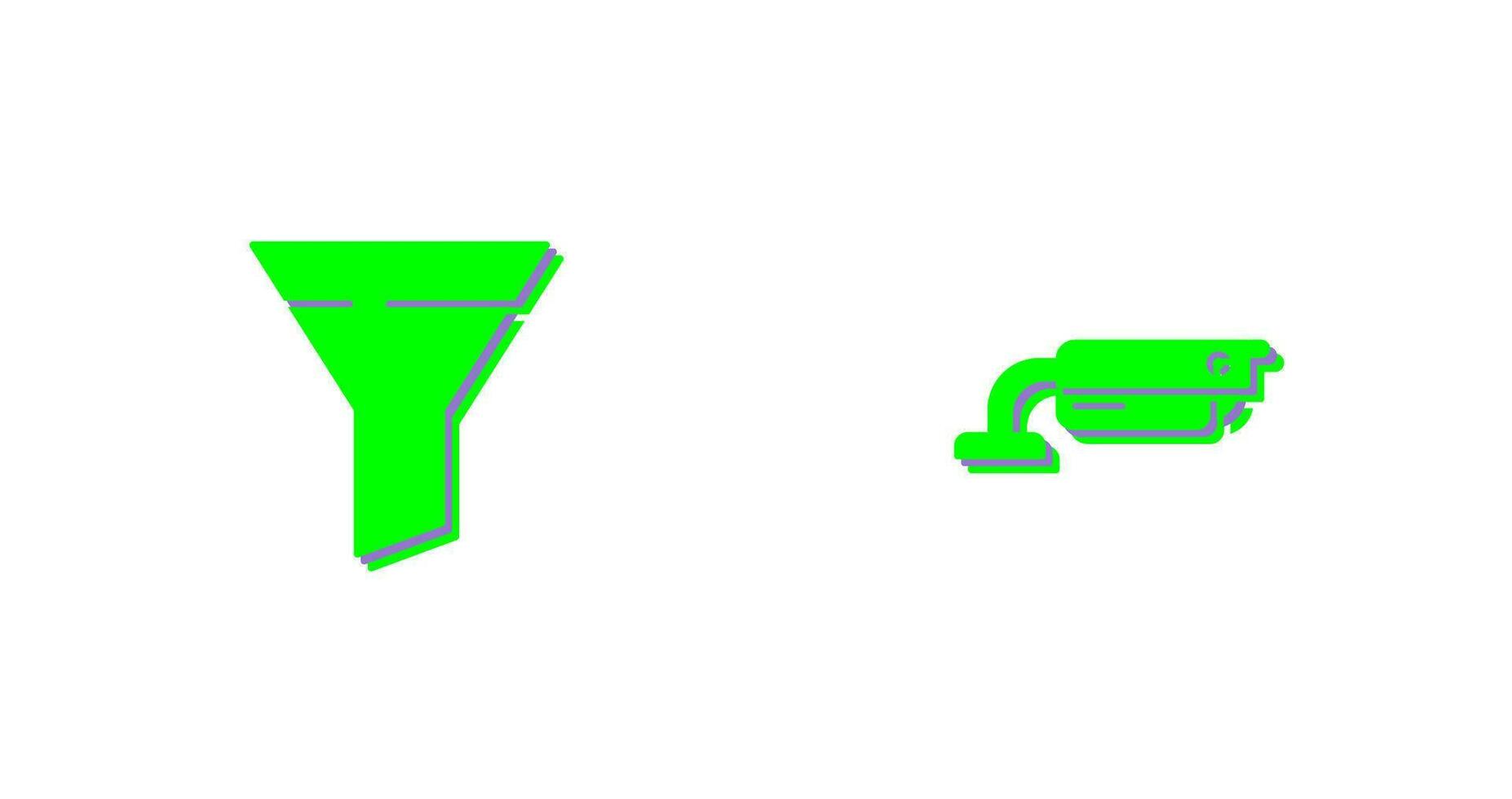 Filter and Surveillance Icon vector