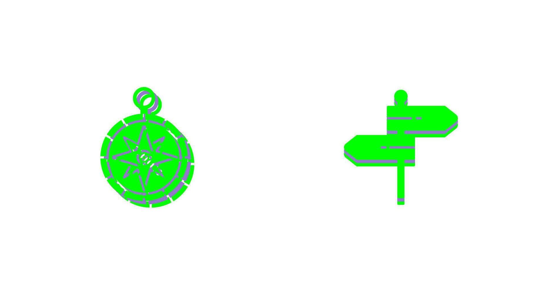 Compass and Direction Icon vector