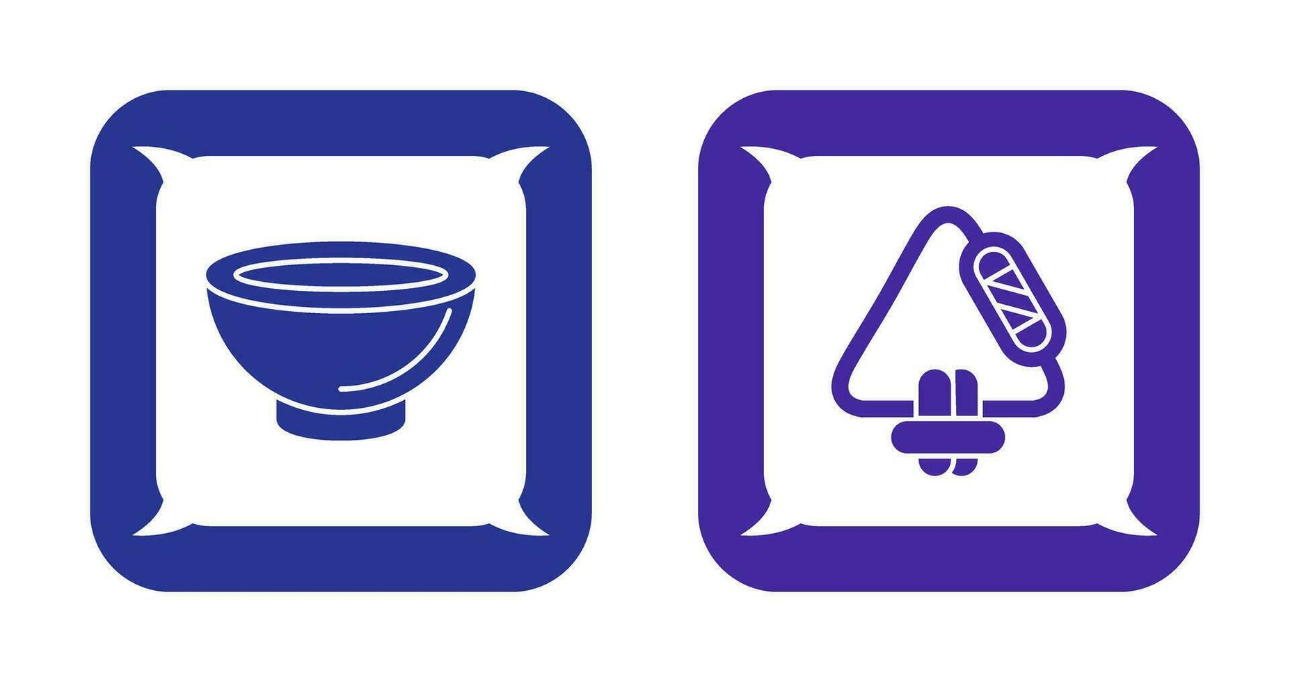 Bowling and Carabiner Icon vector
