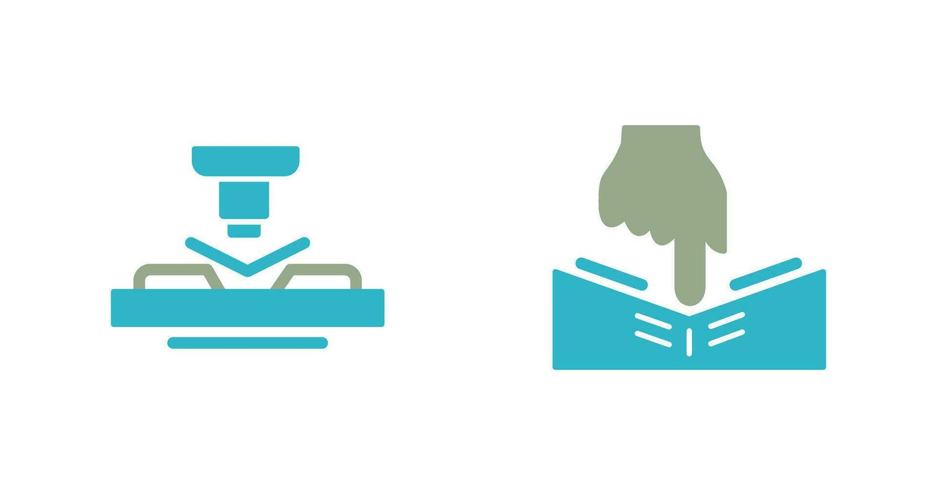 Press and Elasicity Icon vector
