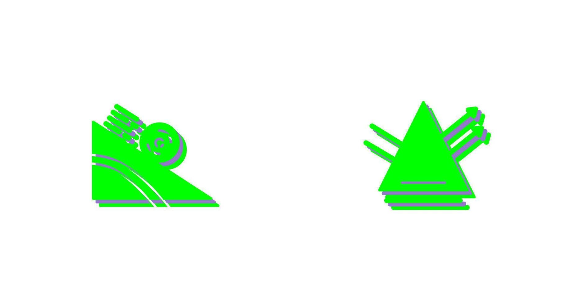 Rolling and Reflection Icon vector