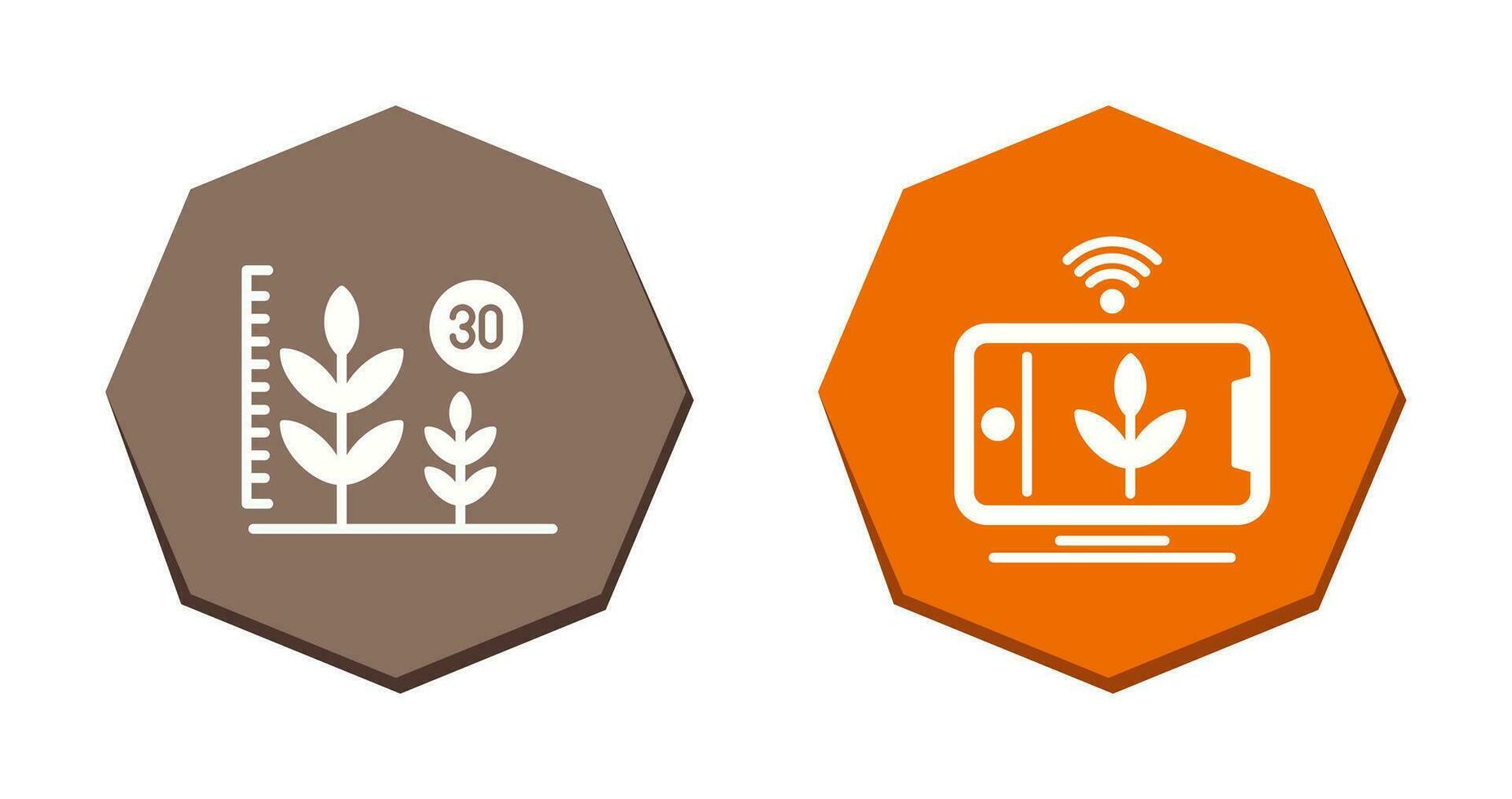 Growth and Device Icon vector