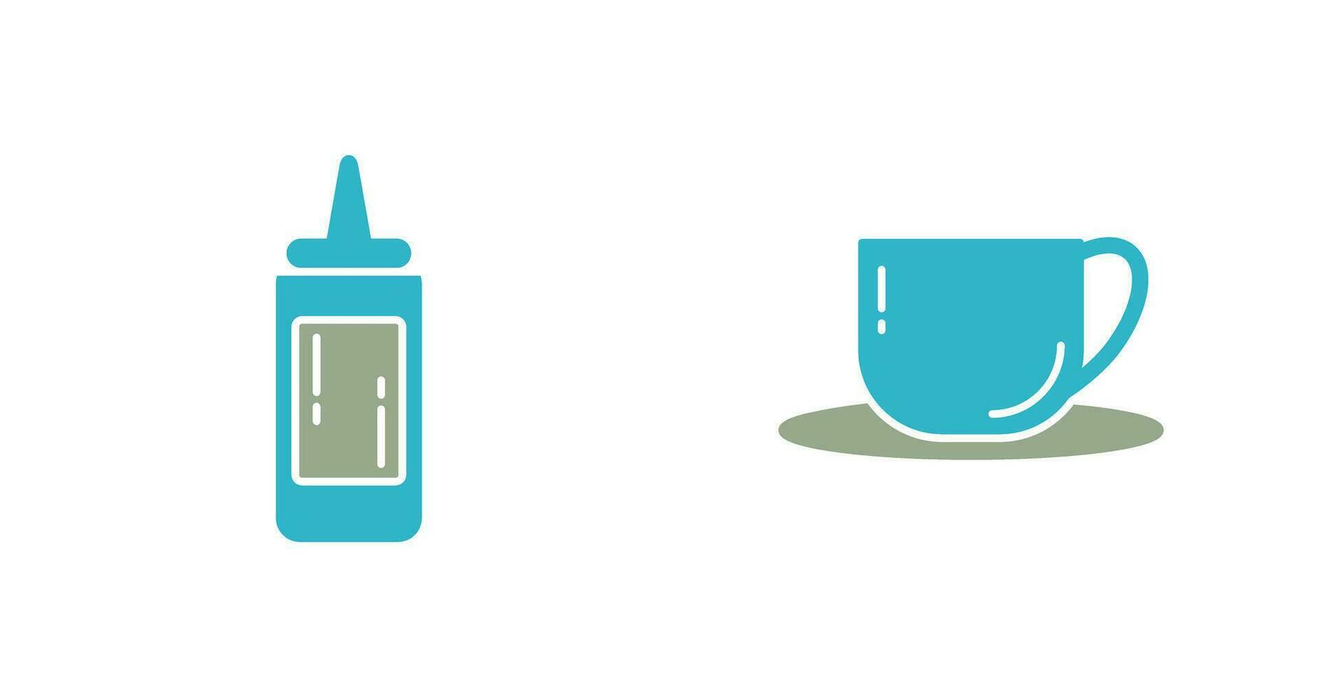 Sauce and Tea Icon vector