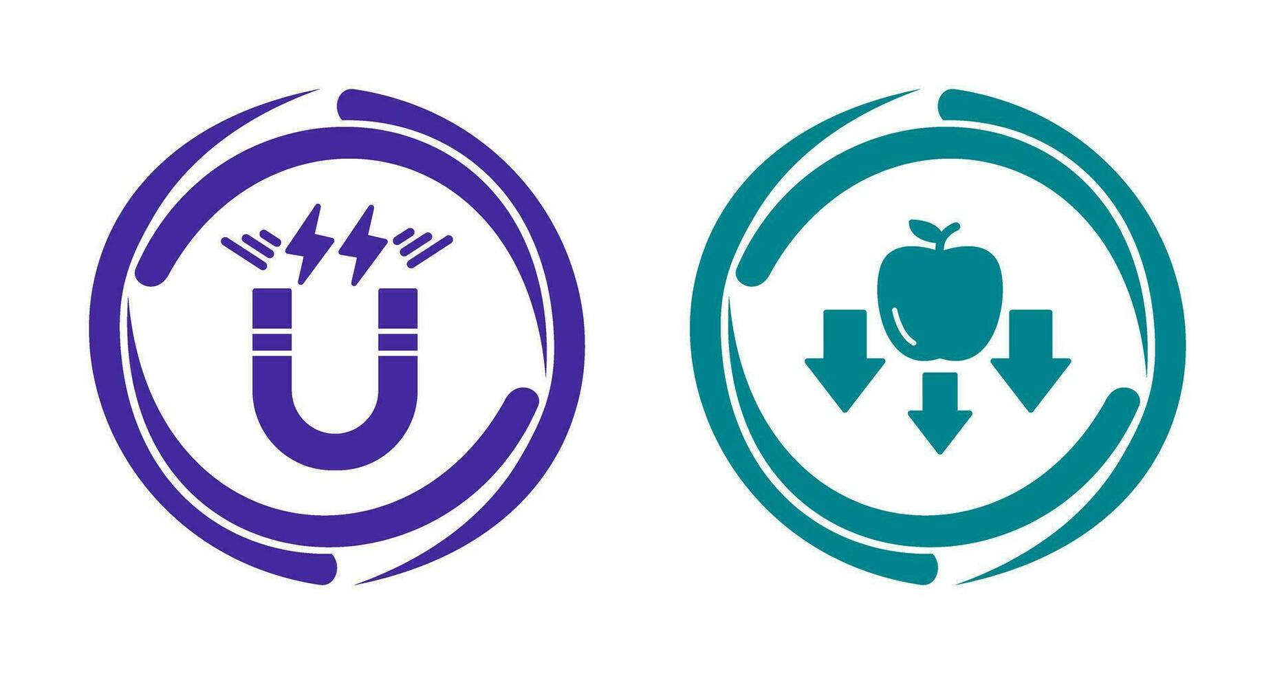 Energy and Gravity Icon vector