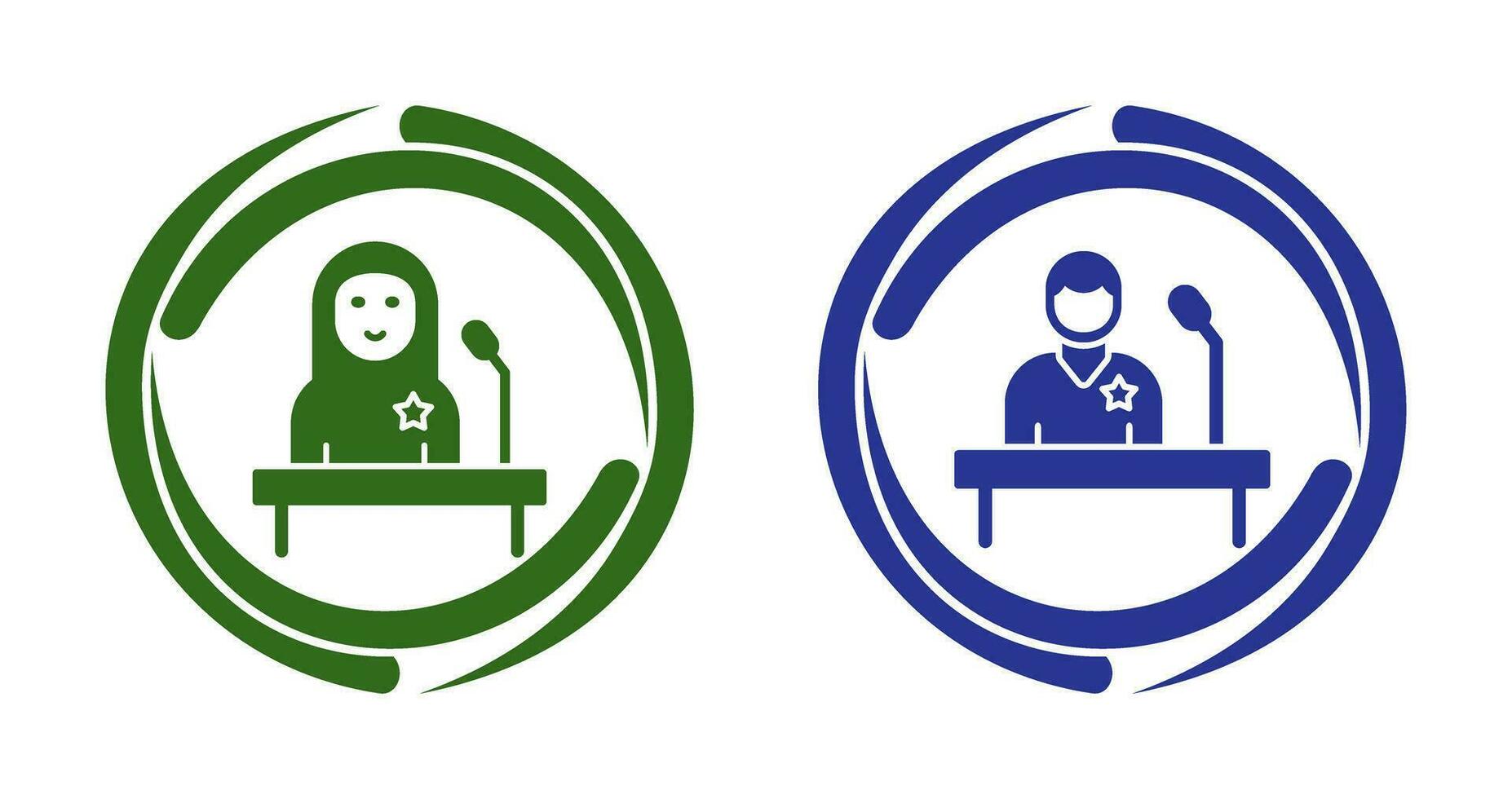 Candidate and Candidate Icon vector