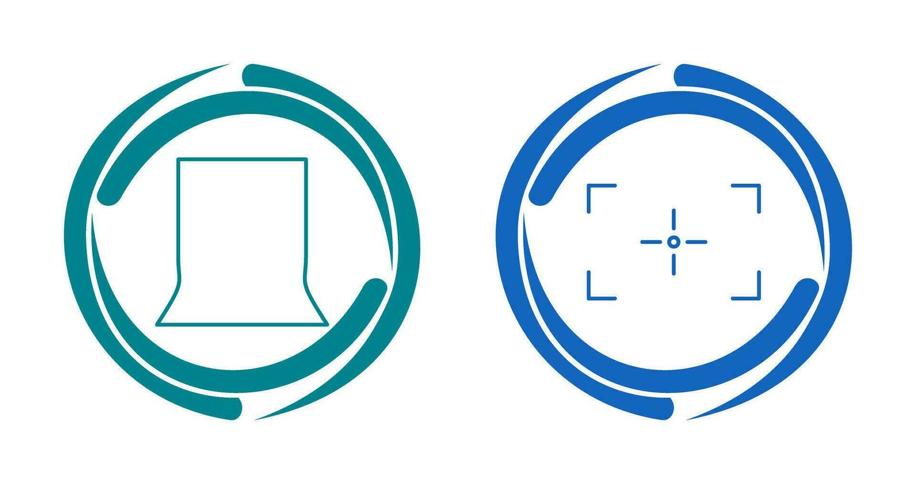 back stand and focus Icon vector