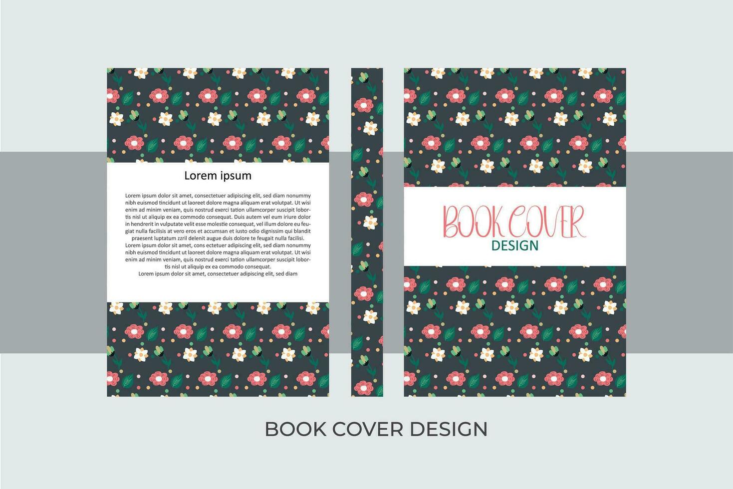 Modern Book cover Design Template. vector