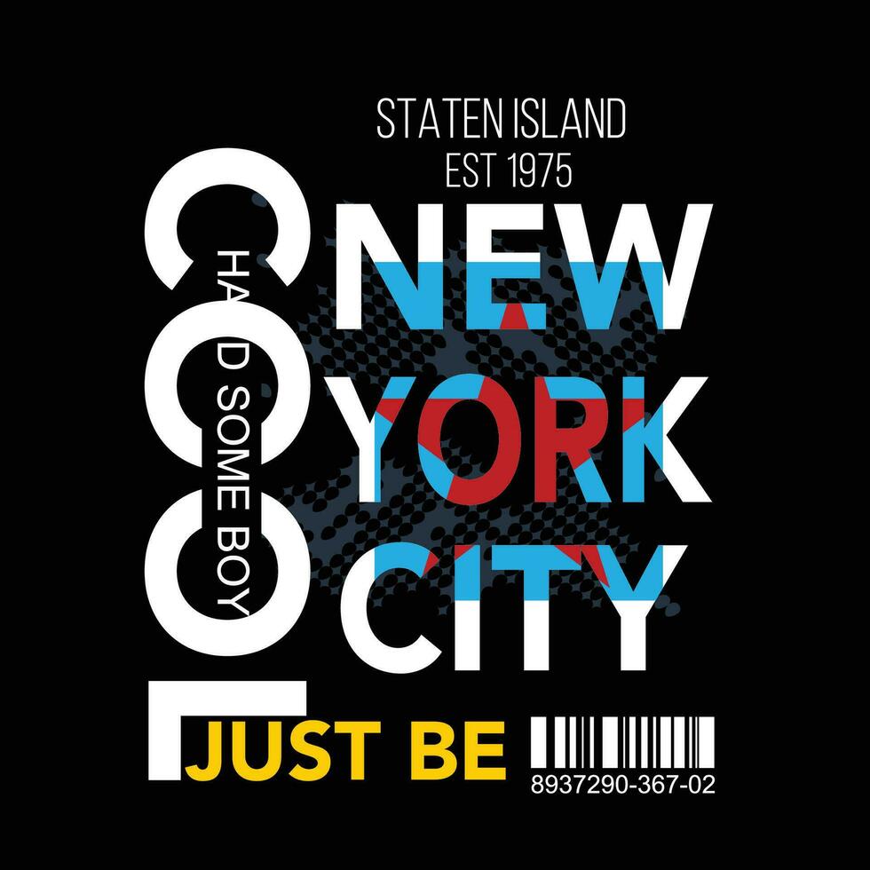 new york city slogan tee graphic typography for print t shirt illustration vector art