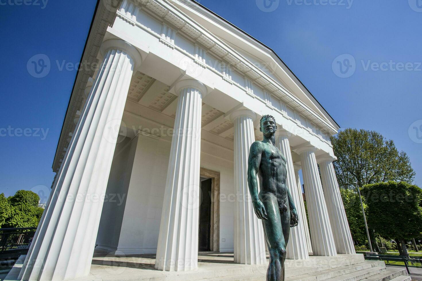 Theseus Temple In Volksgarten park of Vienna, public park in capital of Austria photo