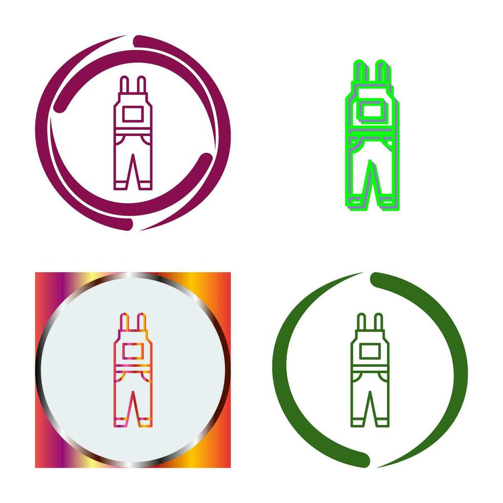 Picnic of Table and Wood Cabin Icon vector