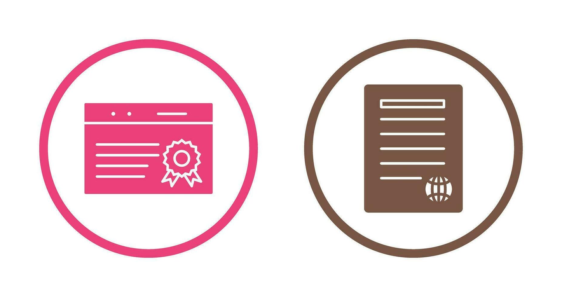 quality assurance and press release Icon vector