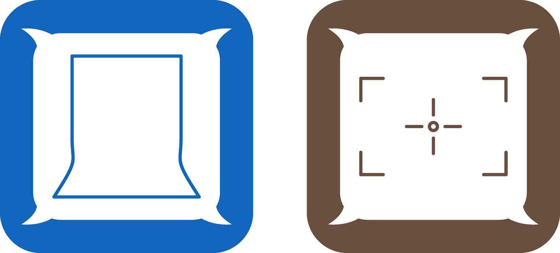 back stand and focus Icon vector
