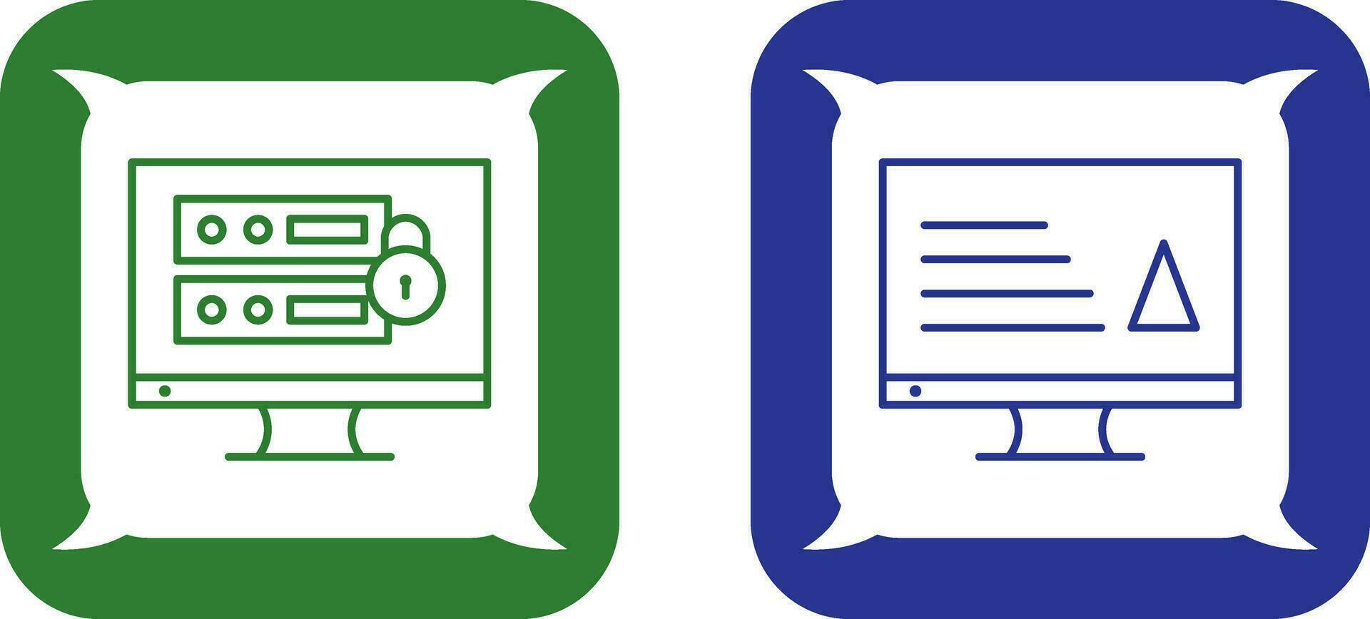 data security and content production Icon vector