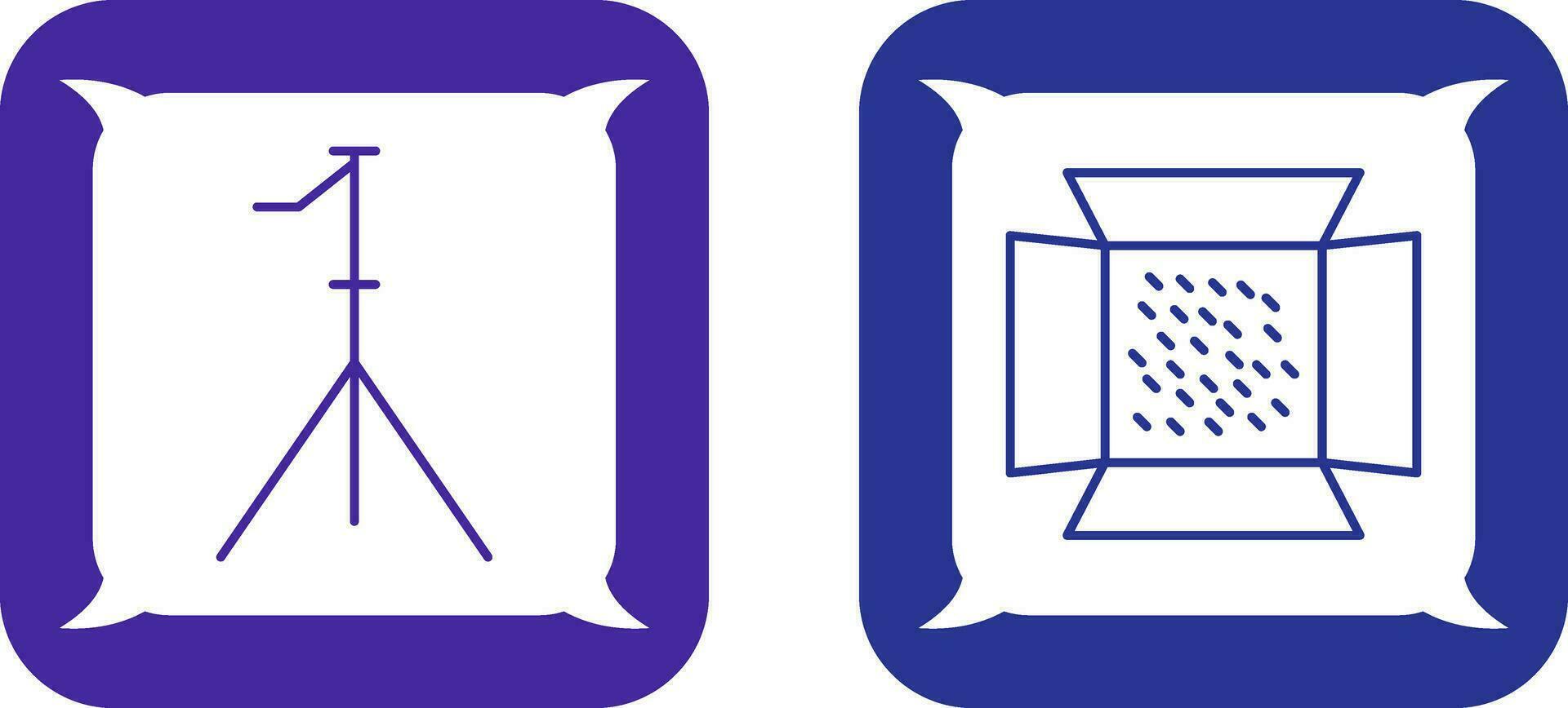 stand and light Icon vector