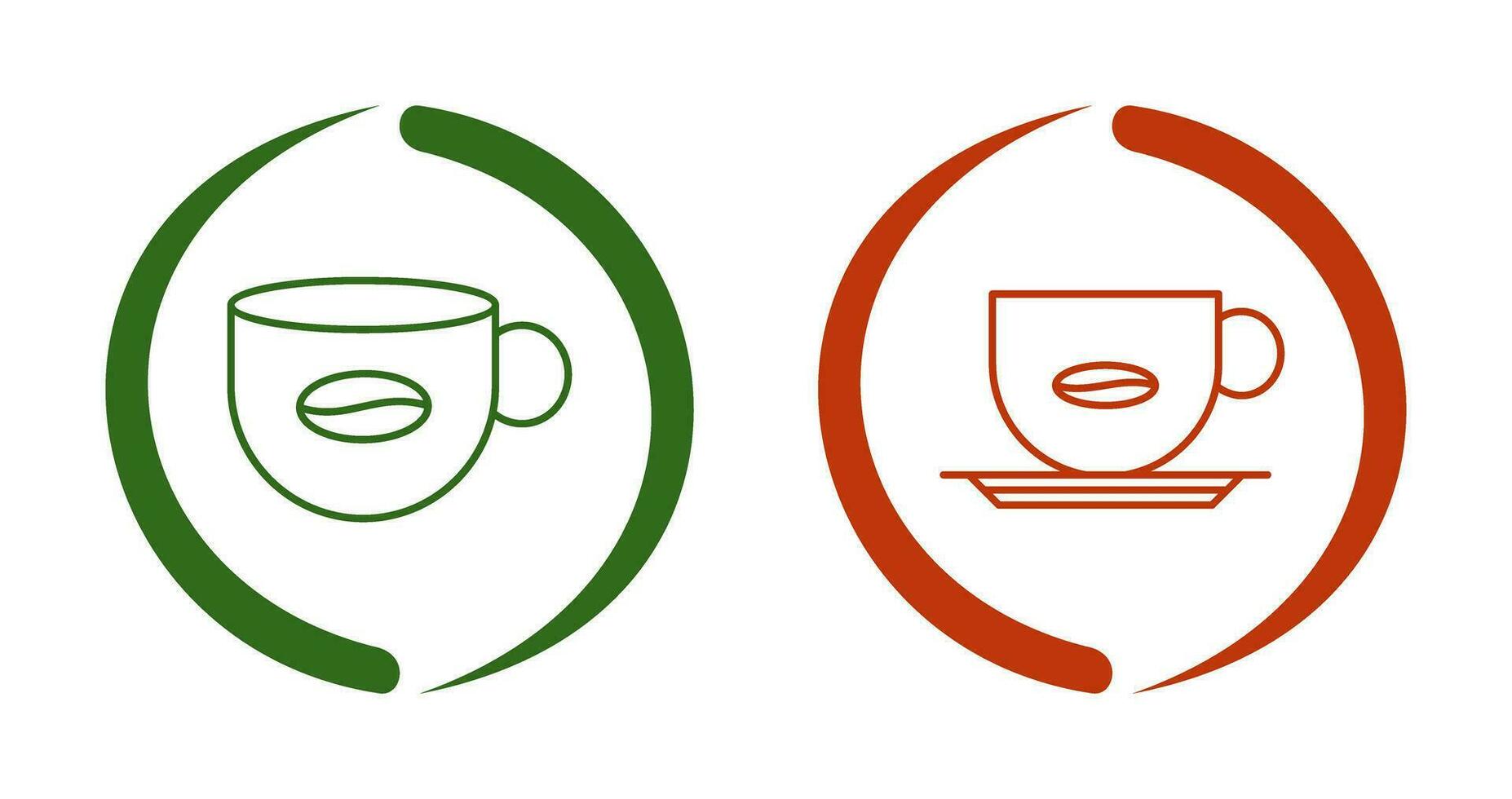 Coffee and coffee Mug  Icon vector