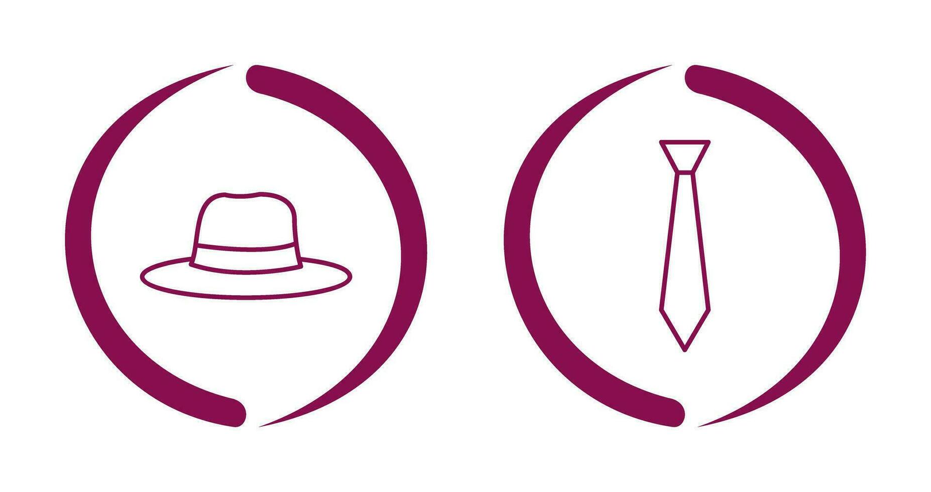 Woman and Tie Icon vector