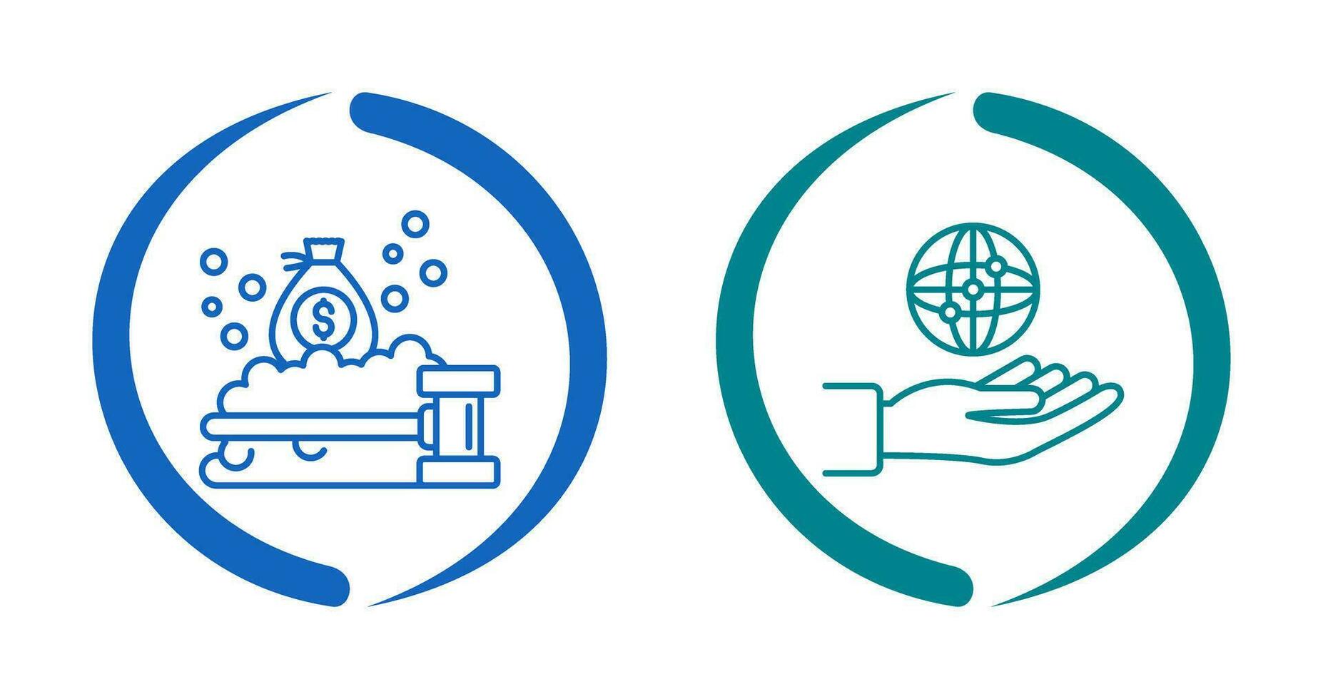 Money Laundering and Management Icon vector