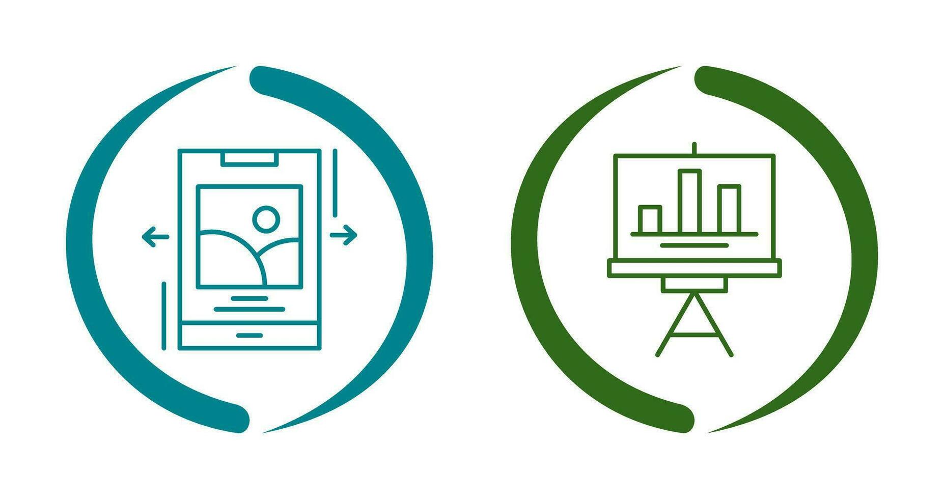Swipe and Finance Icon vector