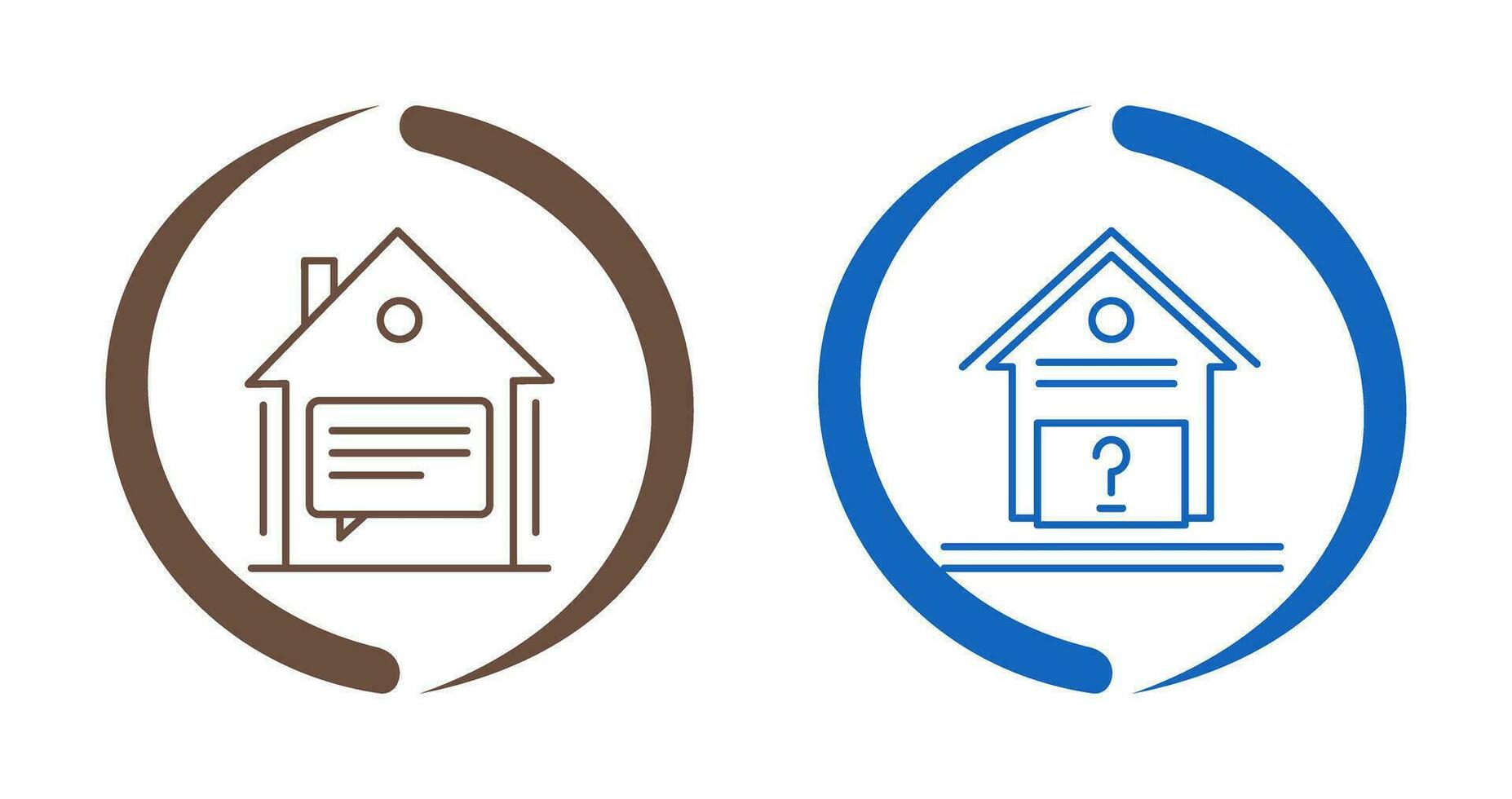 Message and Unknown Icon vector