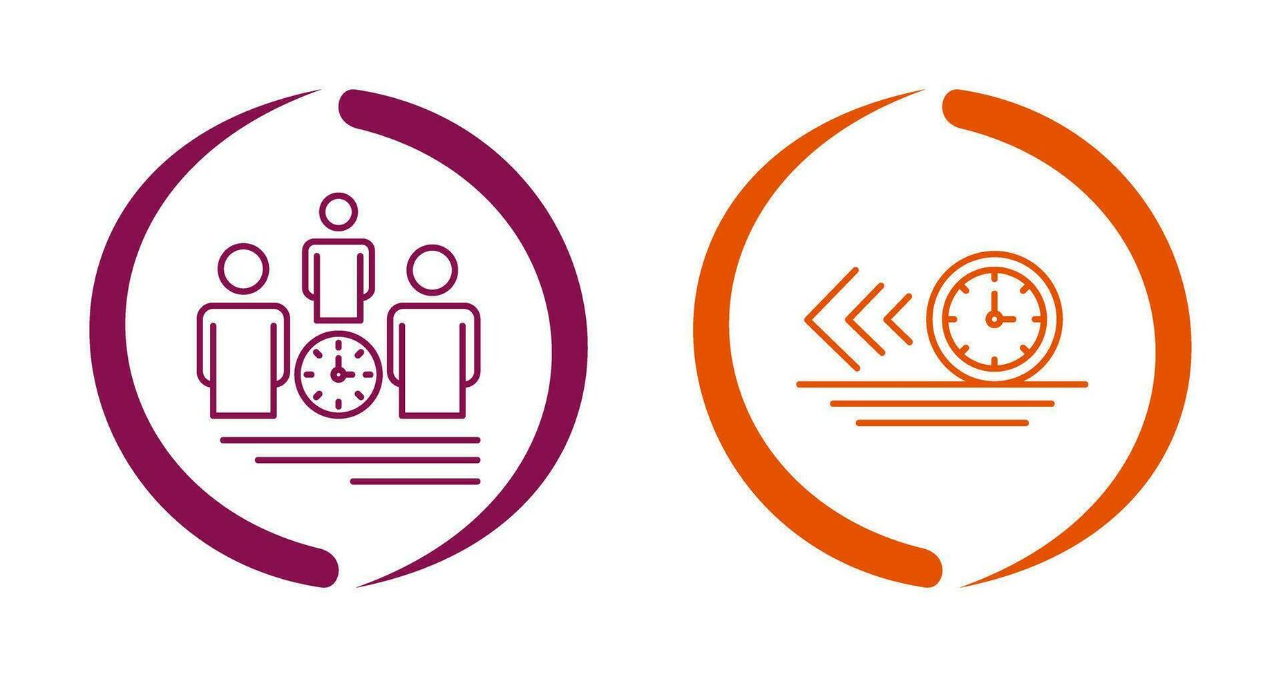 Time Management and Time Management Icon vector